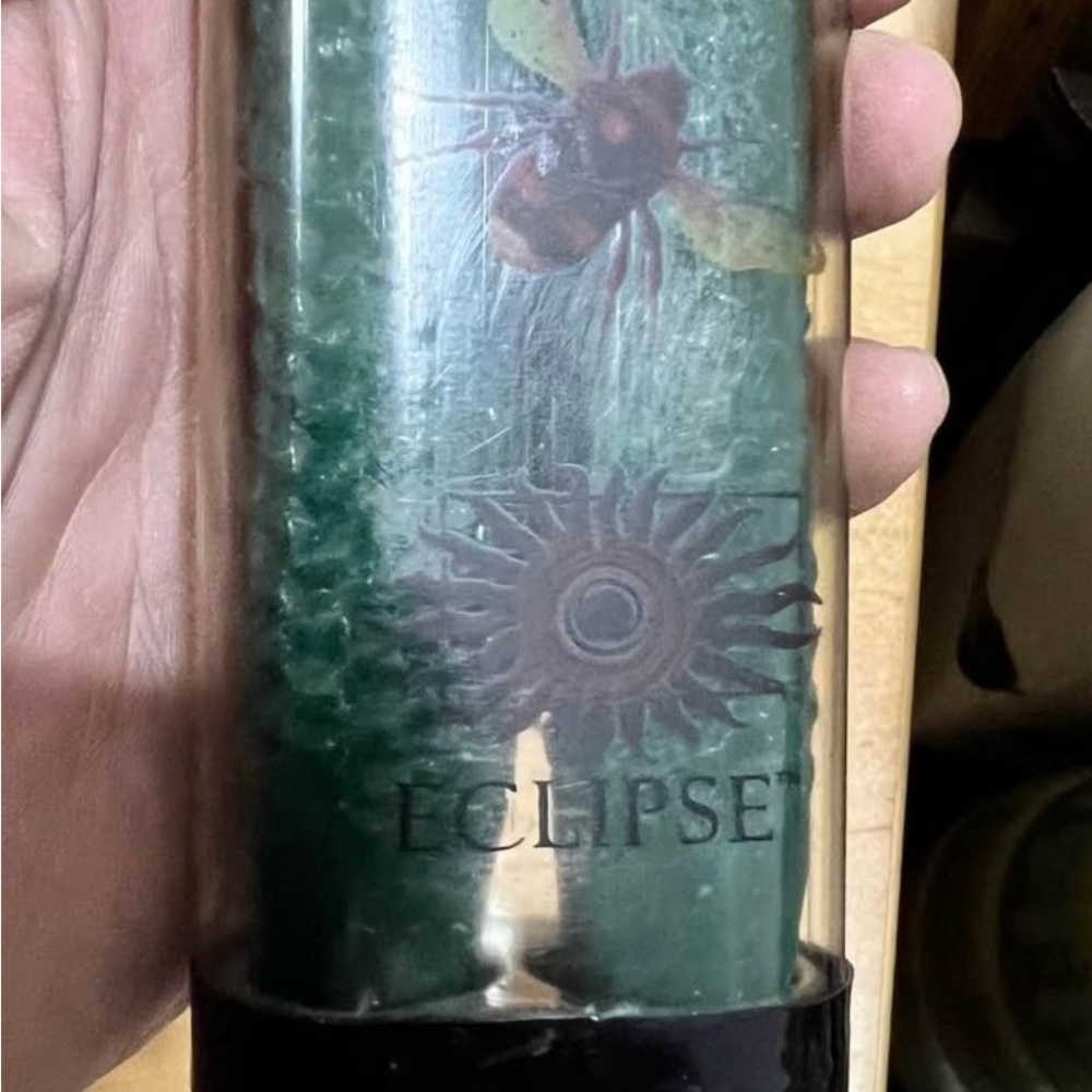 🐝 NEW Set of 2 ECLIPSE 12" Green Beeswax Candle NEW 🐝 ❤️